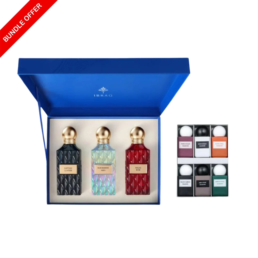 IBRAQ BLUE BOX (3*75ML) + MINI DIAMOND DISCOVERY SET