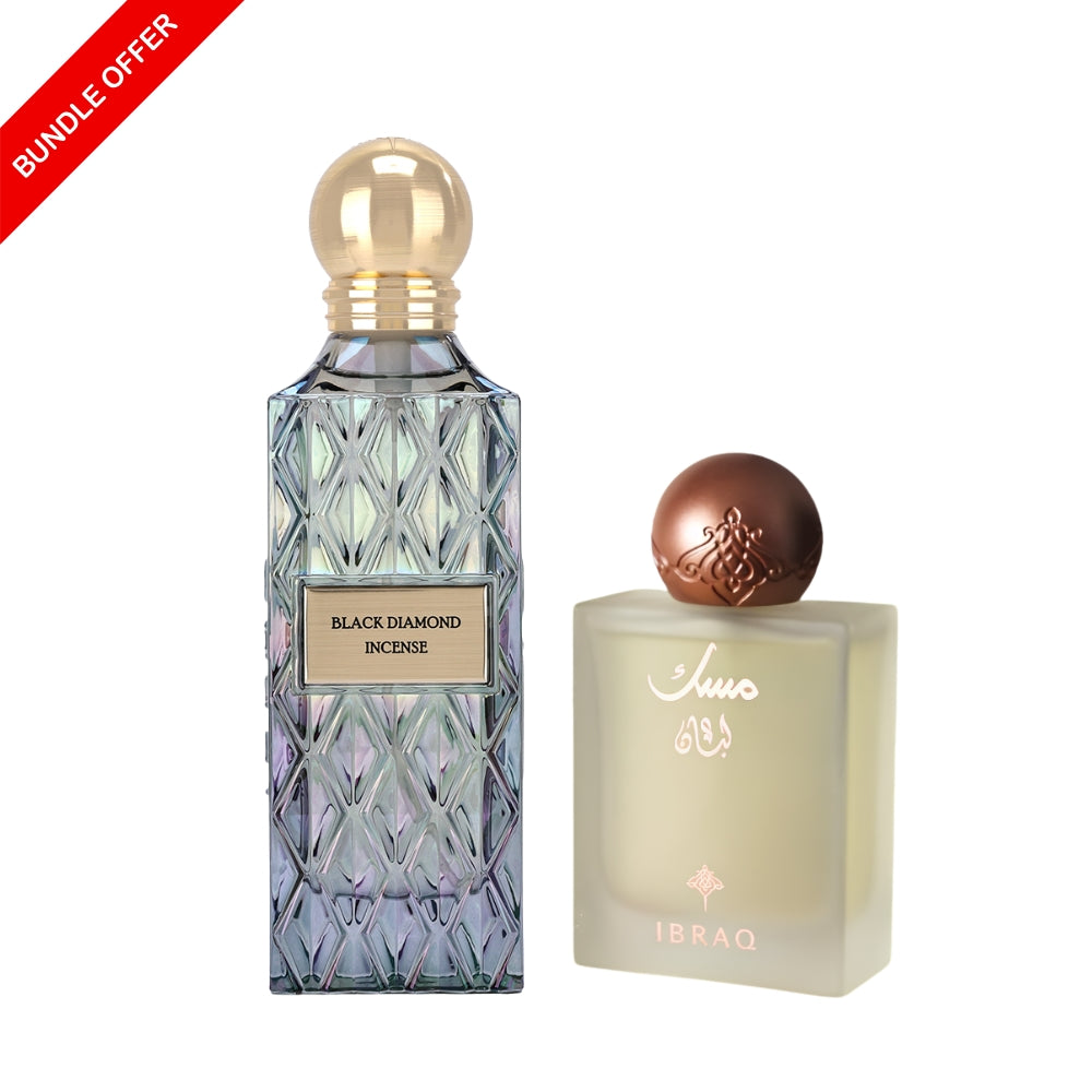 BLACK DIAMOND INCESE 150ML + LUBAN MUSK 75ML