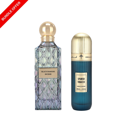 BLACK DIAMOND INCESE 150ML + SPANISH TOBACCO 100ML